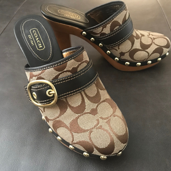 Coach Willow Clogs Authentic 6.5 - Picture 1 of 8